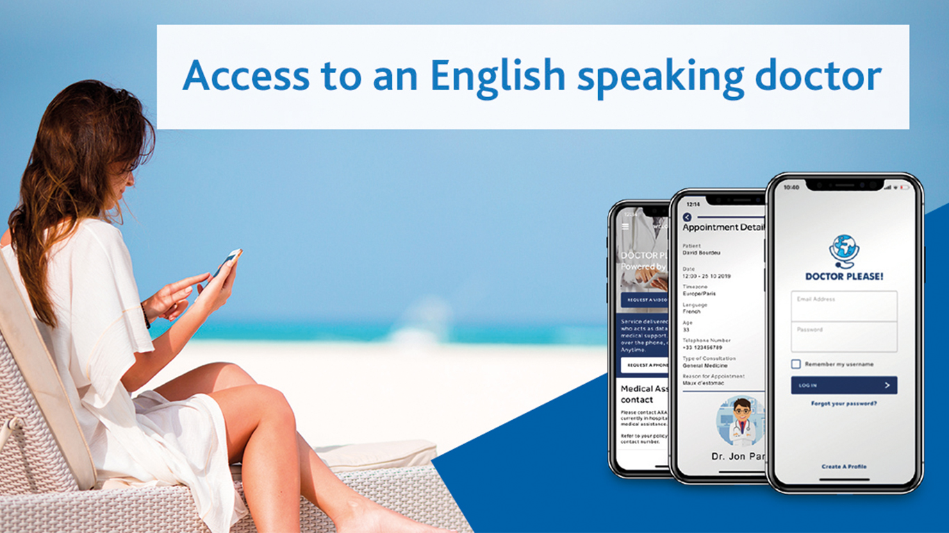 Access to an English speaking doctor