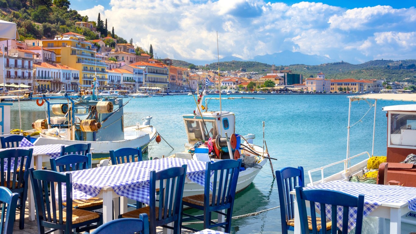 boats by restaurant